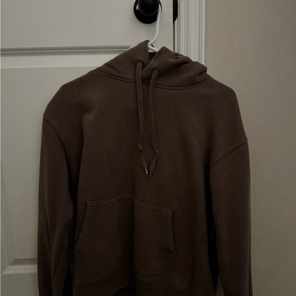 Uniqlo Men's Dark Brown Hoodie